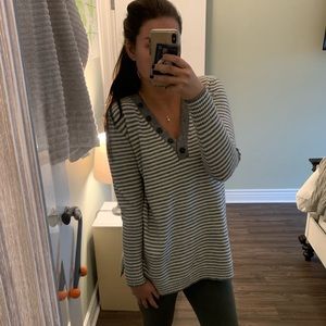 Anthropology v neck sweater